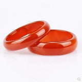 Zheru Jewelry Red Agate Chalcedony Bracelet for Mother or Girlfriend