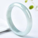 Zheru Jewelry Natural Burmese Jade Shallow Bracelet Princess Jewelry