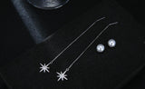 925 Sterling Silver Tassel Earrings for Women - Gift