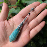 Natural High Amazonite Pendulum Divination Pendant