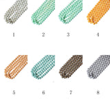 240pcs 10mm Glass Beads for DIY Bracelet Making in 8 Colors