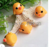 30pcs Mini Yellow Chicken Stuffings for Glass Globe Necklace DIY