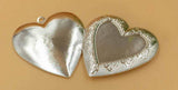 40mm Heart Locket Pendant Resin Cabochon Bases DIY Jewelry Making