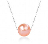 925 Silver Freshwater Pearl Pendant Necklace Jewelry