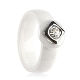 6MM Ceramic Ring Jewelry For Wedding Engagement
