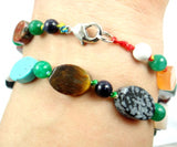 Natural Stone Oval Beads Pendant for Necklace Jewelry Making