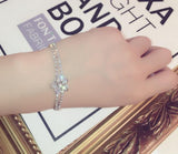CZ Flower Bracelet Chain for Women Jewelry