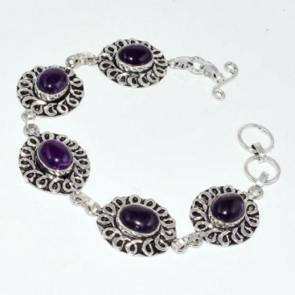 Amethysts Bracelet 22.4 cm B3276