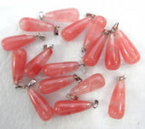 Natural Stone Opal Turquoises Quartz Crystal Water drops Pendant