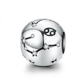 Constellations 925 Silver Bead Pendant Amulet Dangle Charms