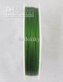 10 Rolls 100M Green Beading Wire 0.38mm Tiger Tail Craft Jewelry Making M1227