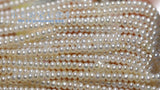 Freshwater Pearl Roundel Beads 2-4mm AAAAA for DIY Jewelry Making