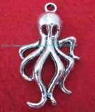 Alloy Octopus Charms Metal Pendants Jewelry Accessories