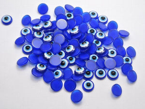 120pcs 9mm Acrylic Flatback Eye Jewelry Accessories DIY Decoration Craft