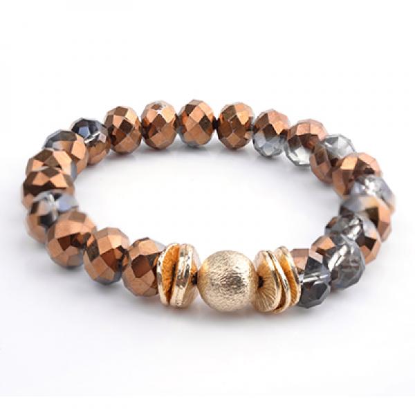 BOJIU Chakra Bracelet Natural Stone Crystal Bead Women's Jewelry