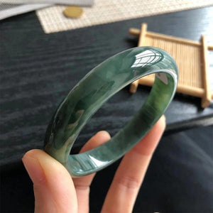 Burmese Emerald Oil Green 54mm-64mm Bracelet Princess Jewelry