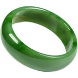 Zheru Jewelry Natural Hetian Jade Green Bracelet 54mm-64mm