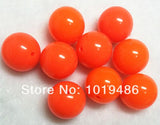 Neon Chunky Acrylic Round Beads 100pcs/lot 20mm for DIY Jewelry