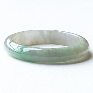 Natural Burmese Jadeite Light Green Princess Bracelet