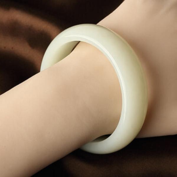 Natural Afghan Jade Women's Bracelet Craft 59-64mm