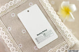 Garment tags Clothing Labels Sticker Packing Jewellery Tags Business Cards