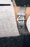 Vinnie Stainless Steel Mesh Bracelet Set for Women