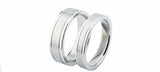 Stainless Steel & Titanium Couple Rings
