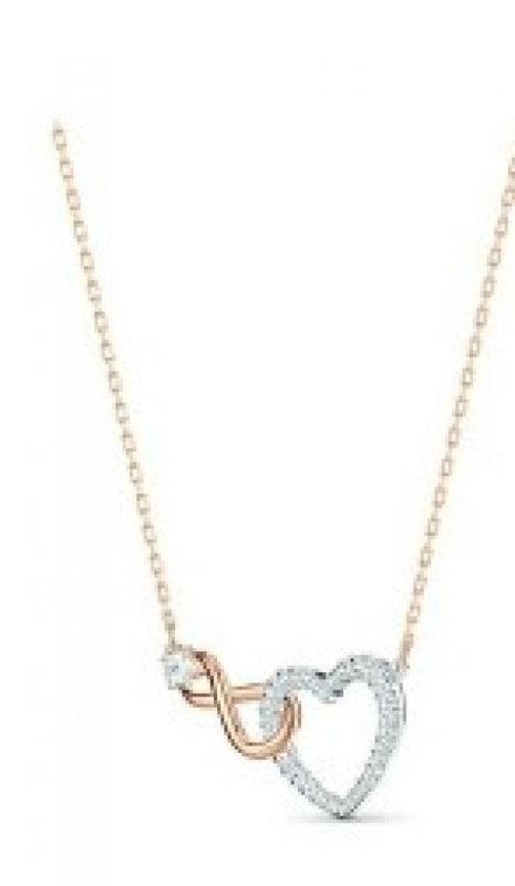 Eternal Love Heart-Shaped Necklace and Earrings Set