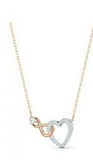 Eternal Love Heart-Shaped Necklace and Earrings Set