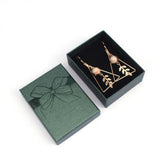 10 PCS Bowknot Necklace Ring Organizer Jewelry Packaging Box