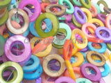 Mother of Pearl Shell Bead Strand 20mm Round Multiple Colors 16 inches
