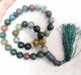 Natural Stone Quartz Crystal Turquoises Tiger Eye 33 Muslim Prayer Beads