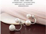 925 Silver Pearl Earrings Women Gift Jewelry