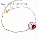 Rose Cubic Zirconia Bracelet for Women