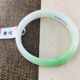 Zheru Jewelry Natural Jadeite Bracelet Elegant Spring 52-61mm Gift