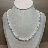 Baroque Pearl Necklace Freshwater Choker Wedding Jewelry