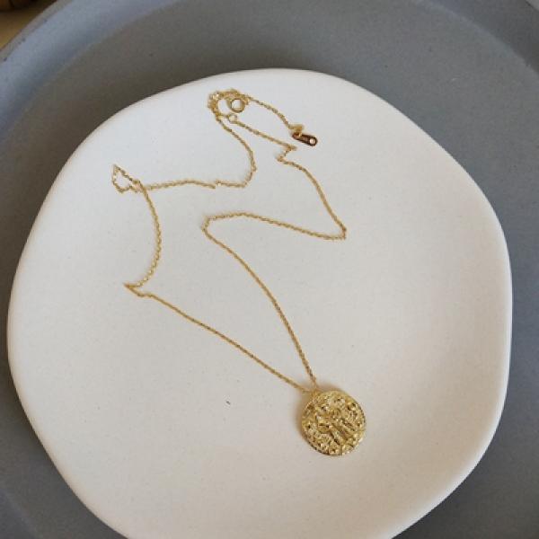 LouLeur 925 Silver Baroque Gemini Pendant Necklace