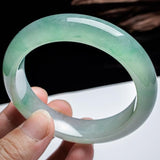 Natural Myanmar Jade Bracelet 54mm-62mm Princess Bracelet for Mom Girlfriend