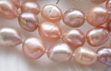 Pink Baroque Pearl Bracelet Bangle Natural