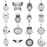 10pcs Snap Pendant Necklace 18mm Snap Button DIY Jewelry