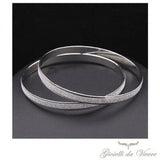 Women's Satin Bracelet with Circle Pendant
