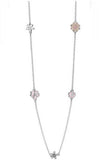 925 Sterling Silver Star Butterfly Clasp Necklace