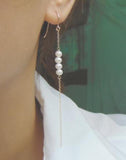 Freshwater 6-7mm Pearl Long Earring for Women
