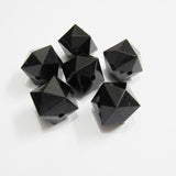 Acrylic Solid Faceted Cube Beads For Jewelry Making