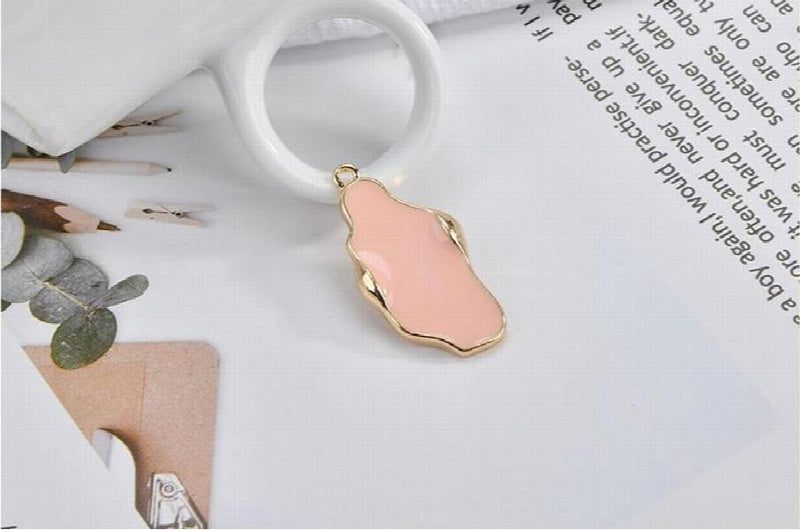 30pcs Alloy Irregular Shape Flatback Charms DIY Jewelry Earrings/Necklace