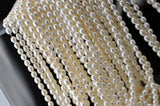 Natural Pearl Loose Beads Rice Freshwater Pearl One Full Strand