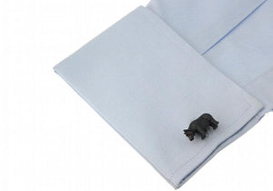 Sunnylink Gray Bear Animal Cufflinks for Shirt L1144
