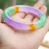 Chinese Tri jade Bracelet Luck Amulet P65