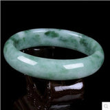 Natural Myanmar Jadeite 54-64mm Two-Color Bracelet