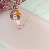 Personalized Photo Projection Necklace,Christmas Gift,Anniversary Gift
